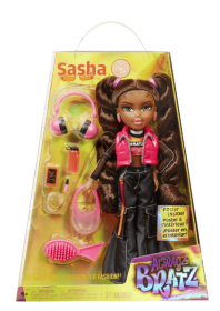 Alwayz Bratz Sasha Fashion Doll with 10 Accessories and Poster, Multicolor