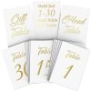 Gold Table Numbers 1 to 30 for Wedding Reception Gold Foil Table Number Cards 4x6 Inch with Head & Gift Table Restaurant Table Numbers Wedding Numbers