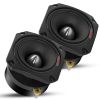 5 Core Tweeters Speakers Car Audio Pair 600W Combined Peak 4 Ohm 3.5 Inch Aluminum Super Bullet Tuiters Para Sonido Para Carro - TW BLT 150 BLK PAIR