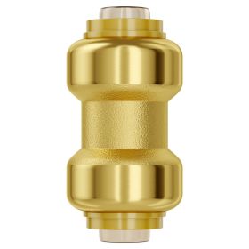 VEVOR Pipe Fittings 1/2" 12PCS Brass Straight-Through Push-Fit for Air System