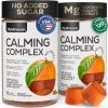 Calm Magnesium Glycinate Gummies for Adults 2 Pack Triple Magnesium Complex 600 Mg Calming Chews for Relaxation Sleep Energy Gummy Supplement with Gly