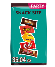 Hershey Assorted Flavored Snack Size Candy, Party Pack 35.04 oz