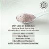 Himalayan Black Salt Extra-Fine Grind Powder 2.2 Lbs - Rarest & Enriched W/84+ Natural Minerals- Low Sodium- Mineral Rich Nutrition and Enhanced Taste