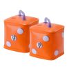Travel Weight, Water Filled Dumbbells Set, Fitness Exercise Dice 15 lbs, for Strength Training, Core Training (orange)