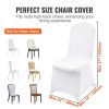 VEVOR Stretch Spandex Folding Chair Covers, Universal Fitted Chair Cover, Removable Washable Protective Slipcovers, for Wedding, Holiday, Banquet