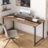 Computer Desk Large Office Desk, 70.9 Inch Gaming Desk Writing Desk Work Desk for Home Office, Study, Modern Simple Wooden Desk, Large Legroom