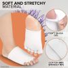 Gel Toe Separator Socks for Women Pain Relief Comfortable for Bedtime Gel Toe Separators for Women Pedicure Moisturizing Fits US Sizes 6 10 Soft Cotto