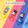 Chinese Style Blue Portable Glasses Cloth Peking Opera Microfiber Cleaning Cloth Storable Screen Lens Wipes