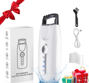 2025 New 5D Push Heated Eyelash Curler With 3 Temp & 8s Quick Heating Up Portable Eyelash Separator Makeup Setting  Cosmetic (Color: White)