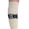 Cotton Knee High Knitted Socks for Women Novelty Knee Socks 1 Pair