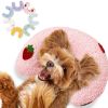 Cat Pillow, Small Pillow for Cat, Cat Blankets for Indoor, Pet Toy, Small Banana Donut Bed for Pets, Little Pillow for Cats No Heating Pad