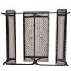 All Weather Outdoor Picnic Table Bench Set with Metal Base Wood