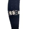 Cotton Knee High Knitted Socks for Women Novelty Knee Socks 1 Pair